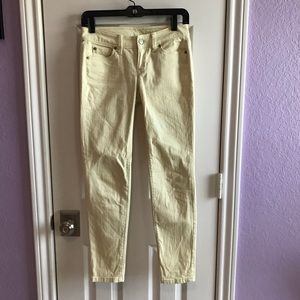 Loft Yellow Skinny Jeans